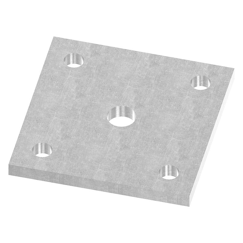Plaque d'ancrage 100x100x8mm