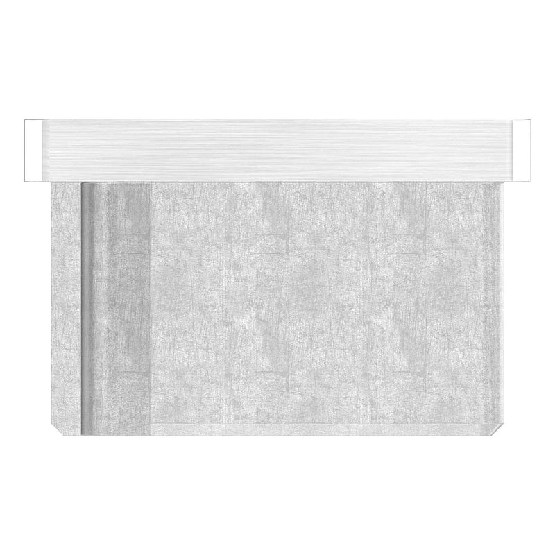 Capuchon à enfoncer, pour tube 60x40x2,0mm, avec taraudage M8, V2A