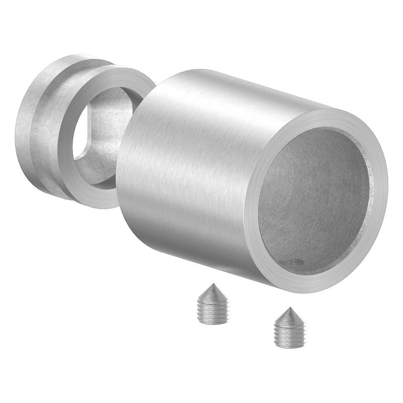 Wandbefestigung für Rohr 21,3mm, V2A