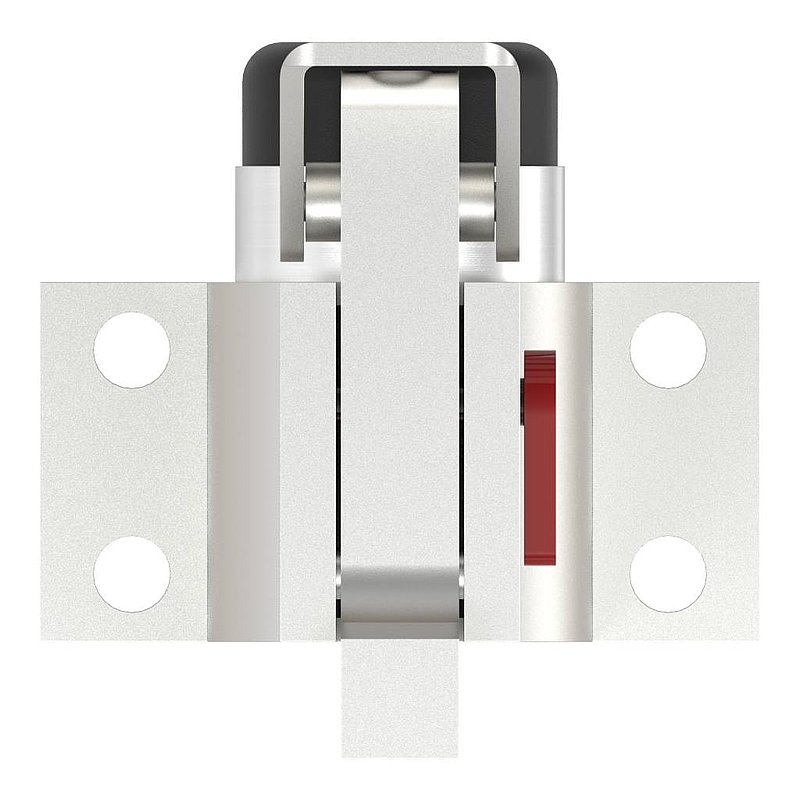 Arrêt de porte et loquet de fermeture, alu