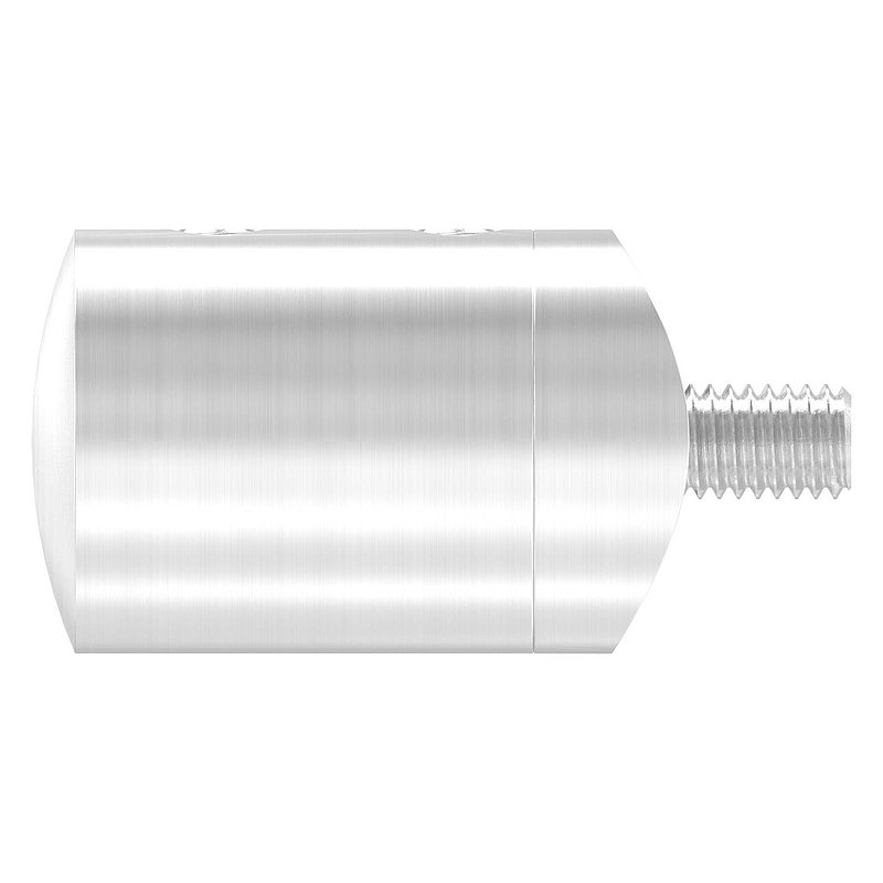 Querstabhalter für 33,7mm Rohr, Sackloch rechts 12,2mm, V2A