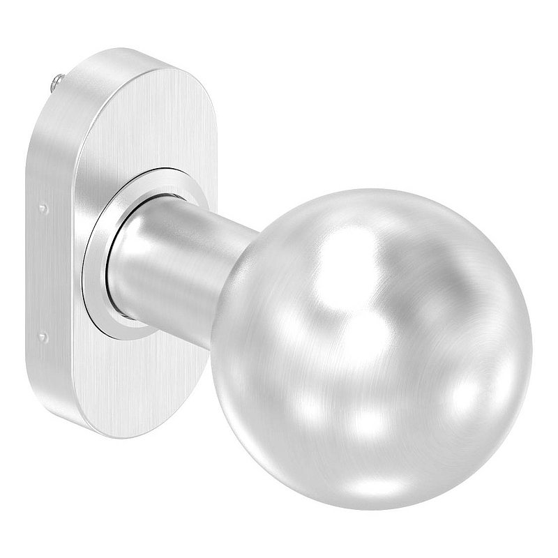 Drückerknopf, Ø 50mm, drehbar, V2A