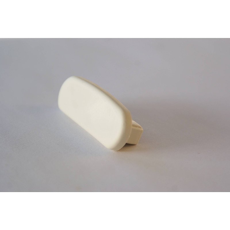 End cap for plastic handrail for 40x8mm, pearl white