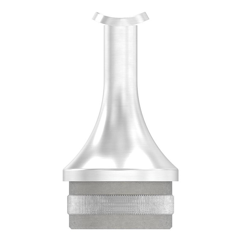 Bouchon pour extrémité de tube pour tube 48,3x2,0mm, plaque de racc. de mains courantes 42,4mm, V2A
