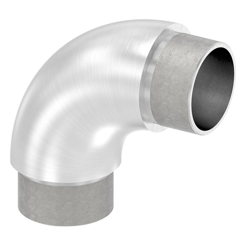 Rohrbogen 90°, für Rohr 42,4x3mm, V2A