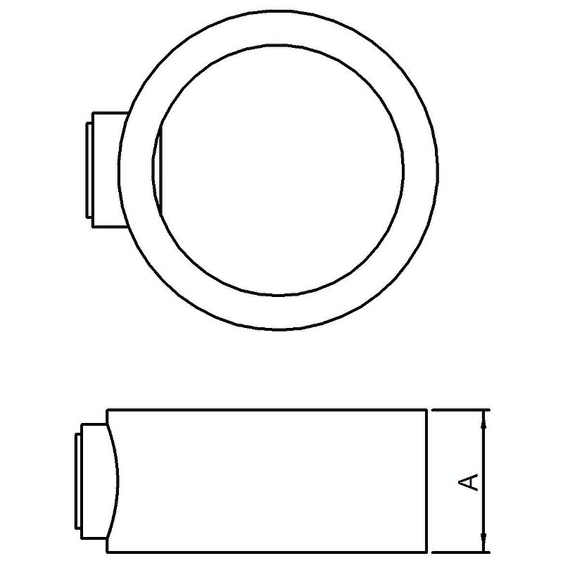 Adjusting ring, for pipe Ø 26.9mm