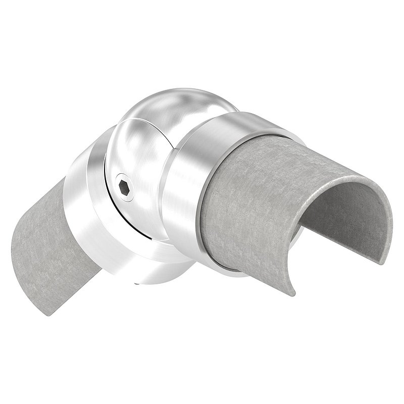 Gelenkverbinder für LED-Nutrohr 42,4mm, V2A