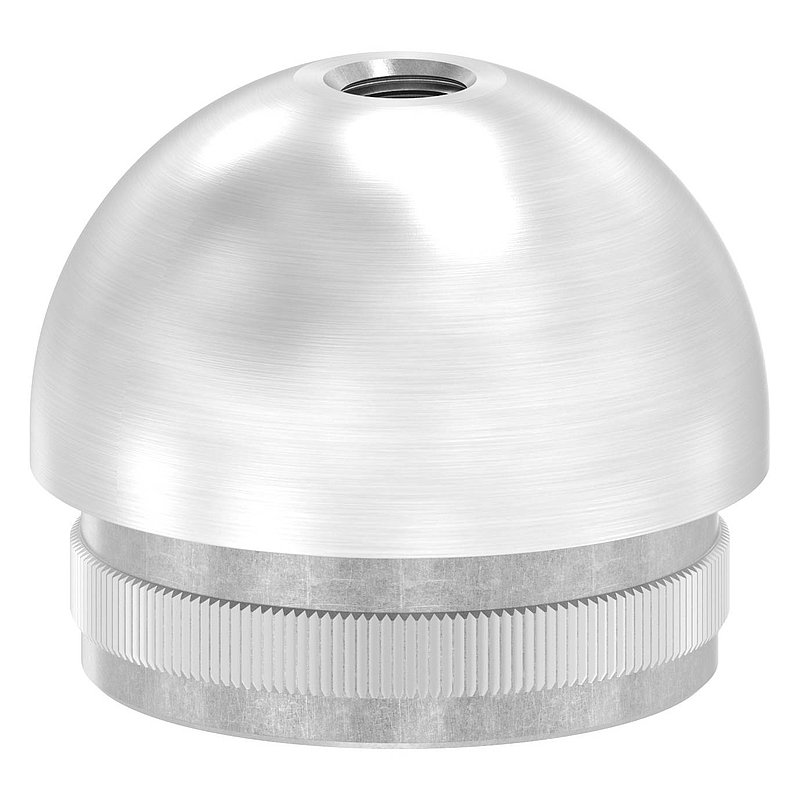 Bouchon pour extrémité de tube avec M8, pour tube 42,4x2,5mm, V2A