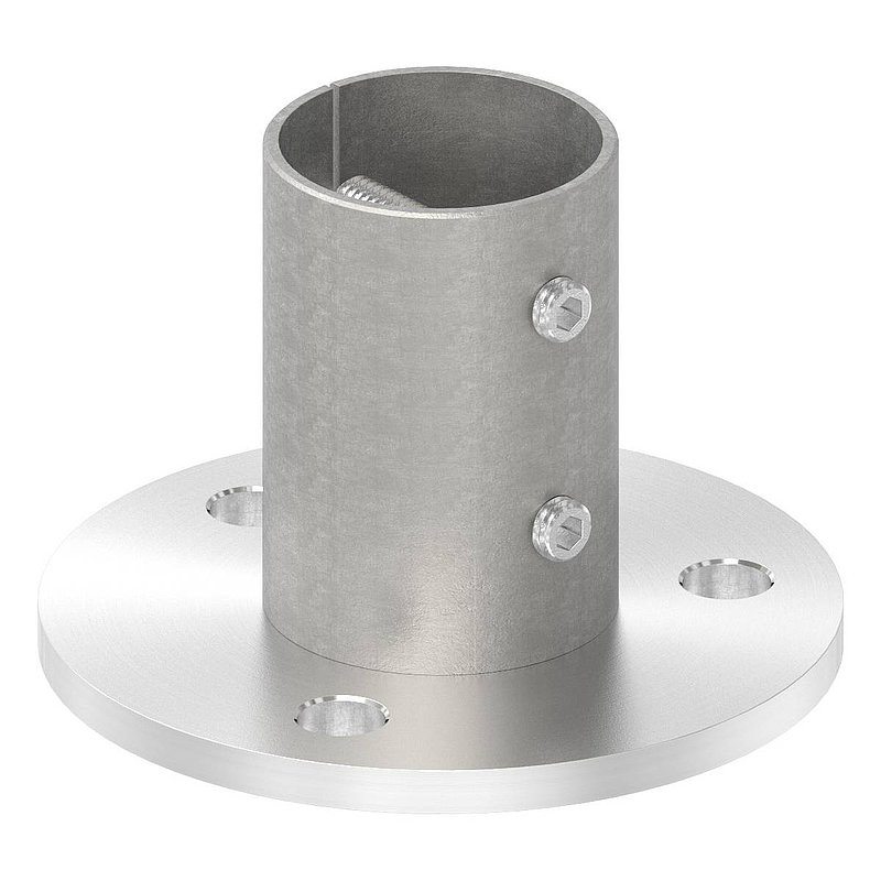 Wand- und Bodenanker, für Rohr 48,4x2,0mm, V2A