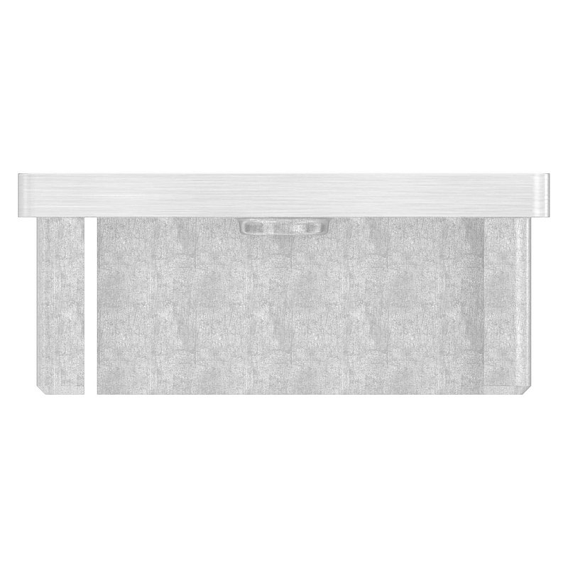 Einsteckkappe, für Rohr 60x40x2,0mm, V4A