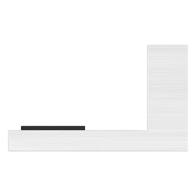 Retaining shelf with 42.4 mm connection, AISI304