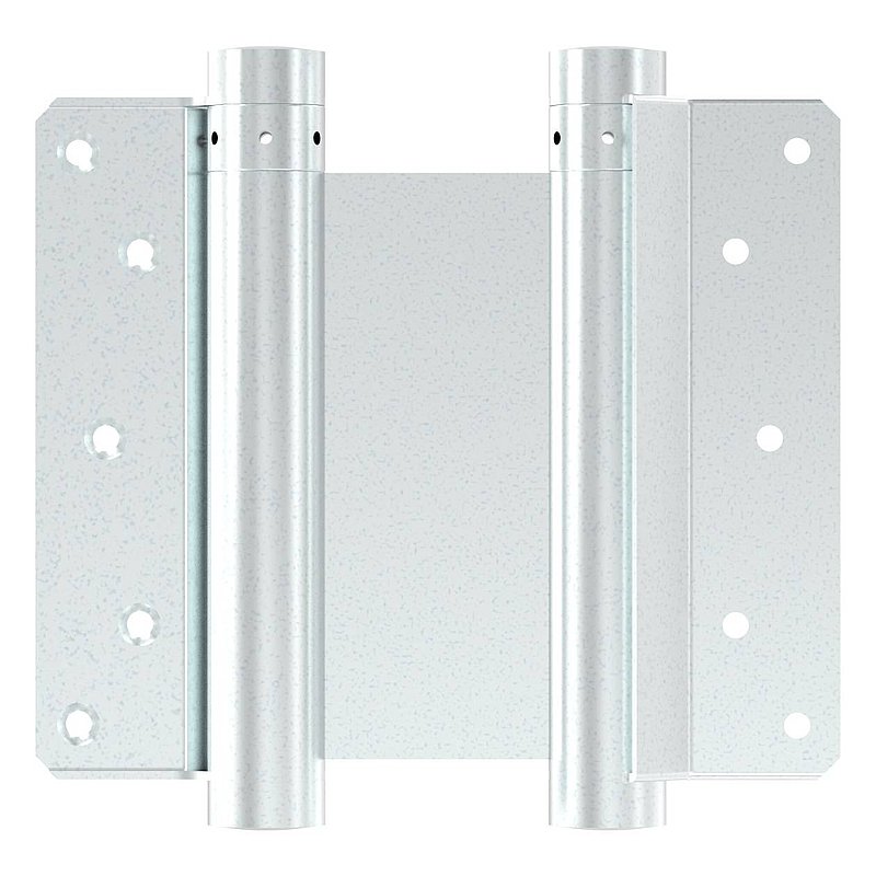 Swing door hinge for screwing on, one pair, galvanised
