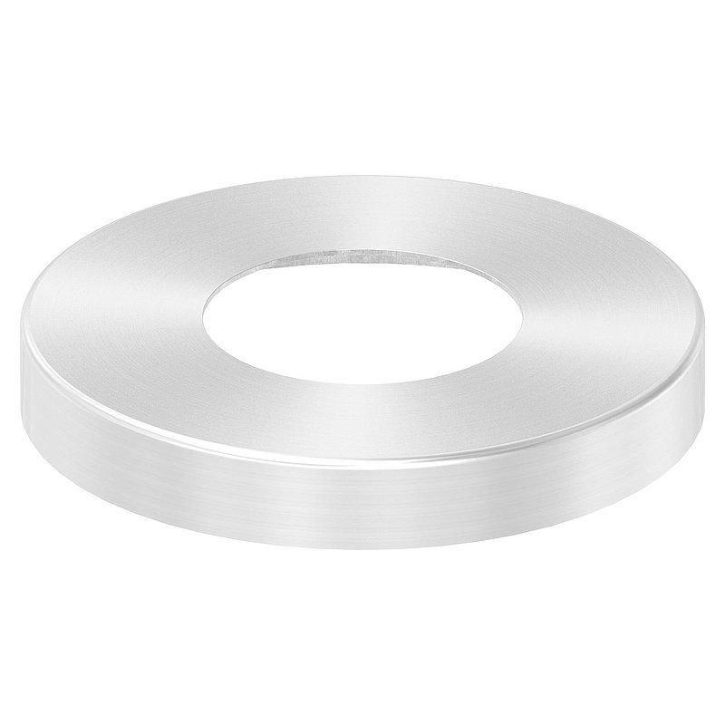 Abdeckrosette, 105x15mm, Bohrung 49mm, V2A