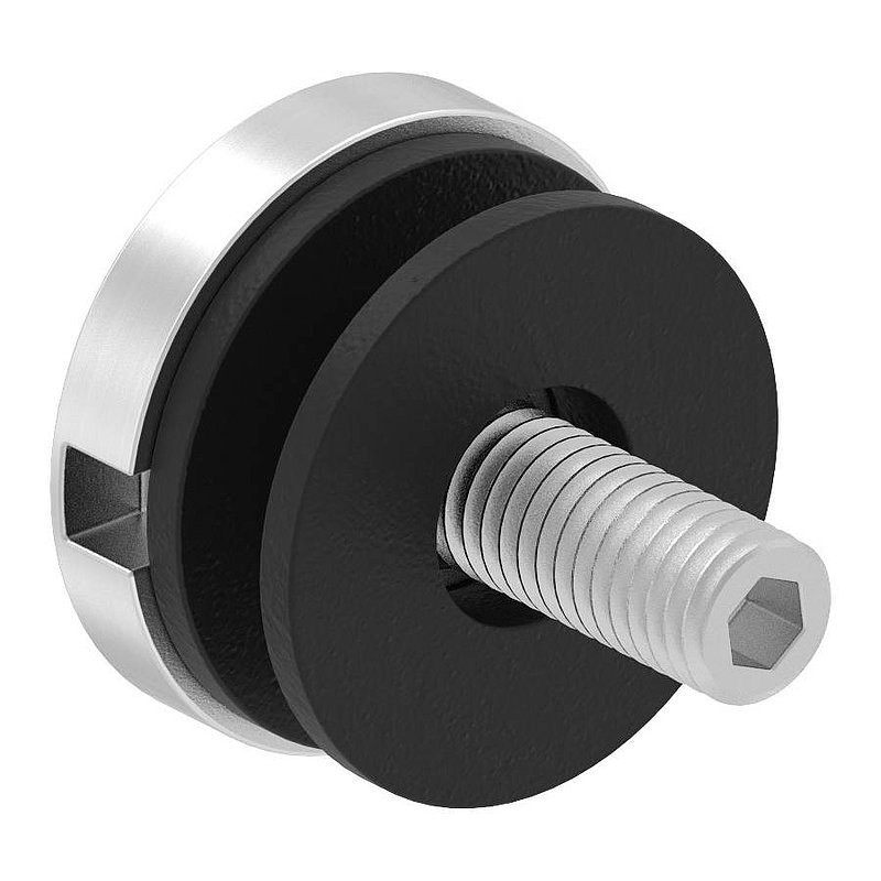 Glaspunkthalter Ø 30mm, passend zu  Brenk-Halter, V4A