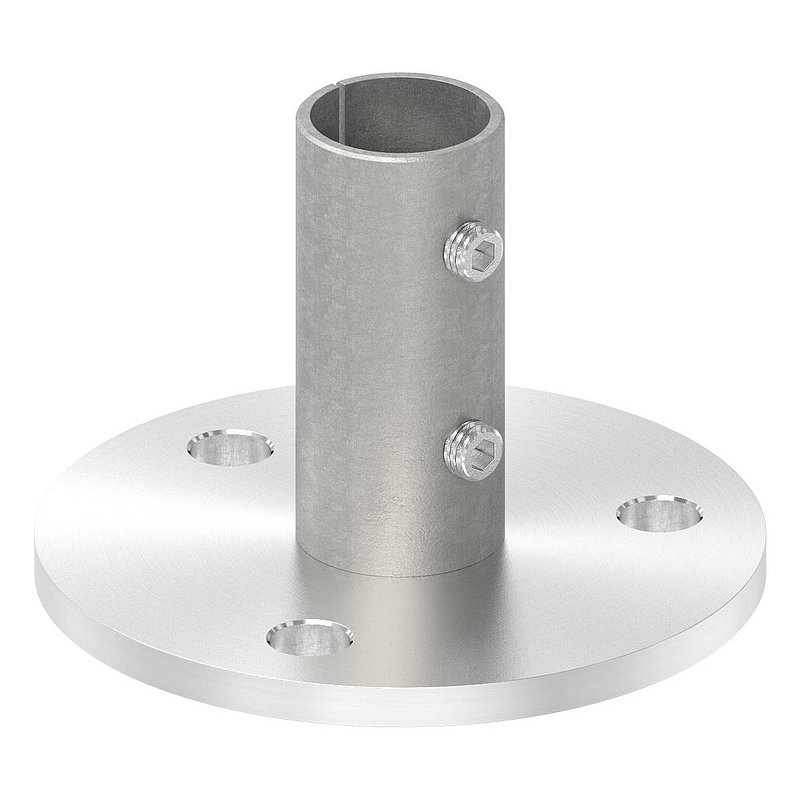 Wand- und Bodenanker, für Rohr 33,7x2,5mm, V2A