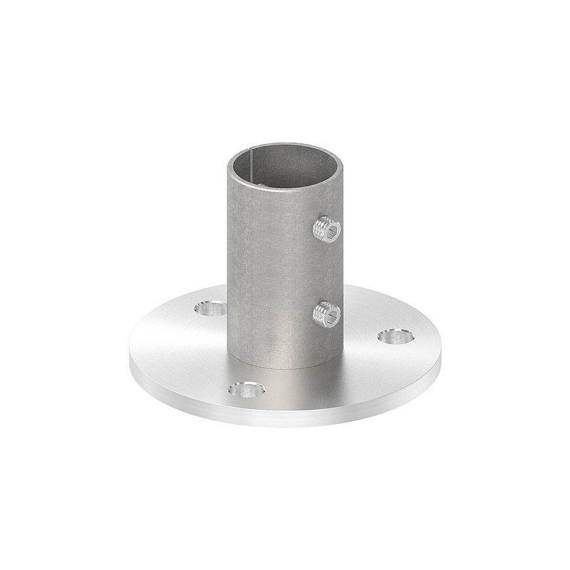 Wand- und Bodenanker, für Rohr 42,4x2,5mm, V2A