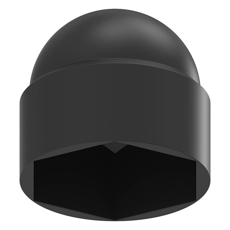 bouchon de protection hexagonal pour M10, noir