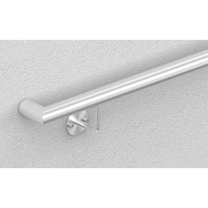 End bend 90°, for tube 33.7x2.0mm, AISI304