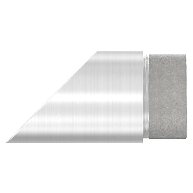 End bend 45°, for tube 42.4x2.0mm, AISI304