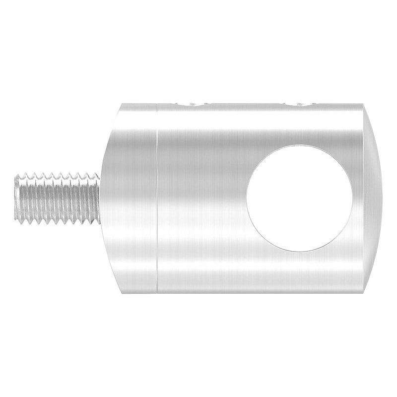 Support de lisse transversale pour tube Ø 48,3mm, perçage Ø 12,2mm, V2A