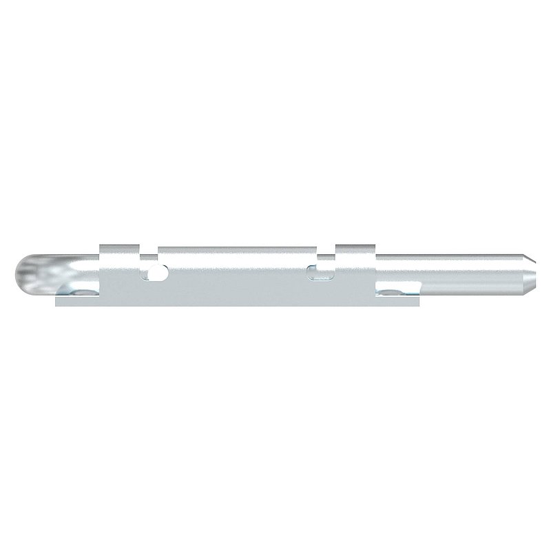 Verrou de porte à visser, L: 200mm, acier zingué