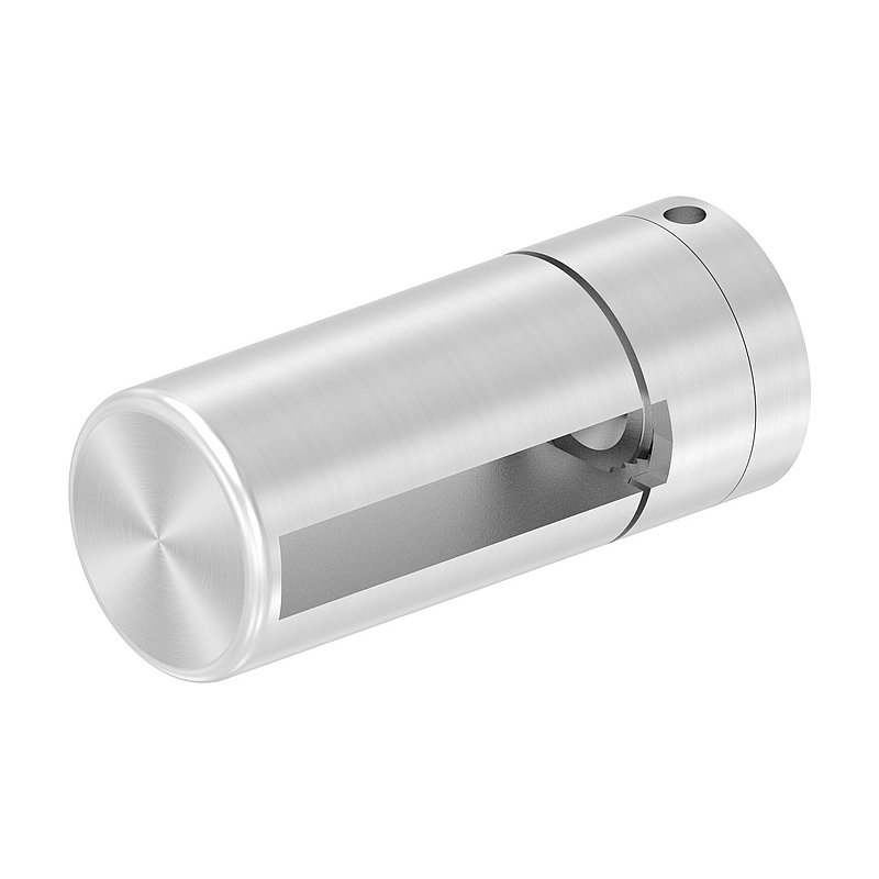 Brenk, support de base pour barreaux plats 50x8mm, ALU
