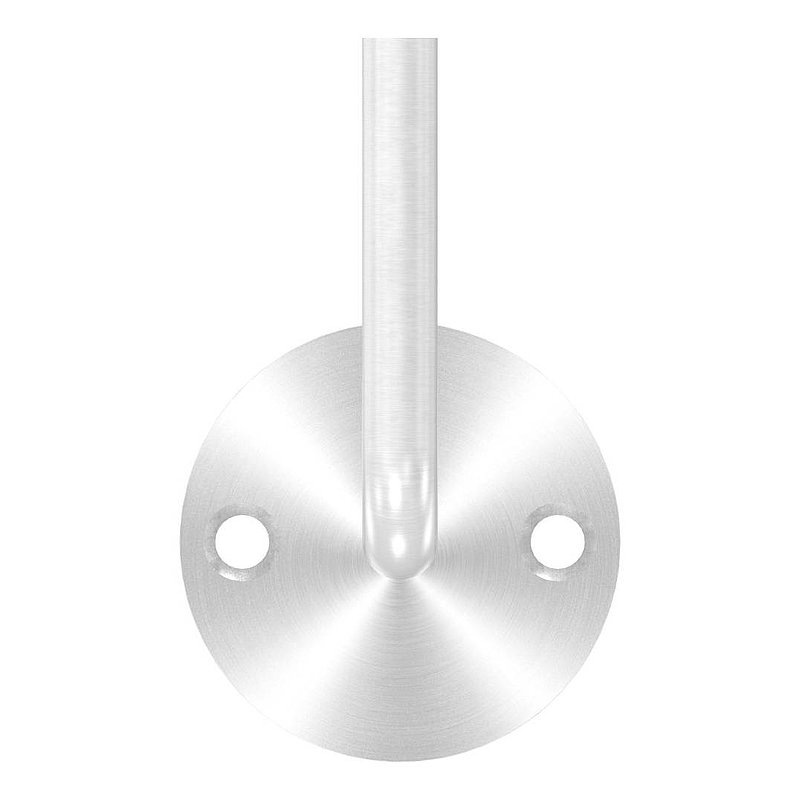 Handrail bracket with M6 internal thread (disc and bracket welded), AISI304