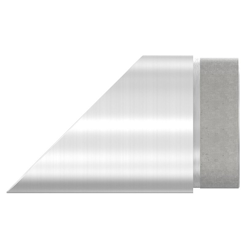 End bend 45°, for tube 60.3x2.0mm, AISI304