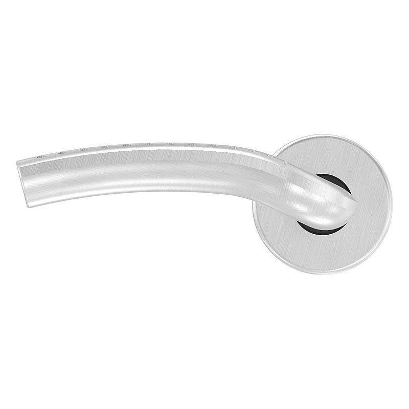 Pair of lever handles, rotatable, AISI304