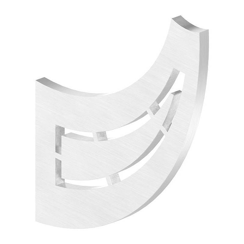 Handrail blade, 4mm thick, AISI304