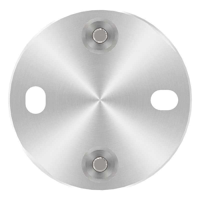 Wandbefestigung für Geländerpfosten 42,4mm, V2A