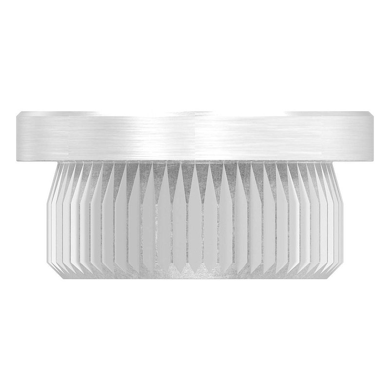 Tube end plug, for tube 21.3x2.0mm, AISI304