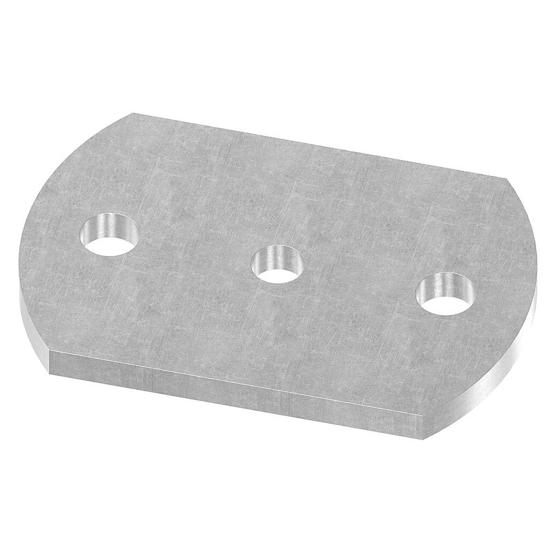 Plaque d'ancrage 120x80x8mm