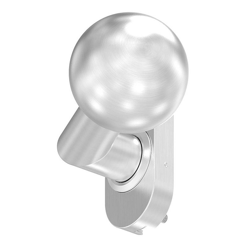 Handle knob, Ø 50mm, fixed, AISI304