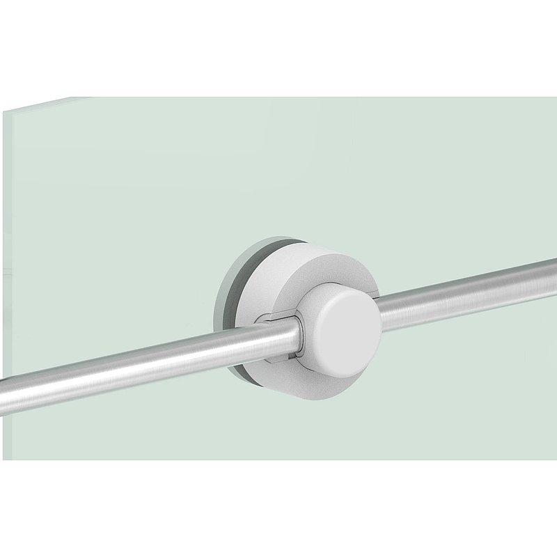 Brenk Halter Ø 50mm, Kunststoff, reinweiß
