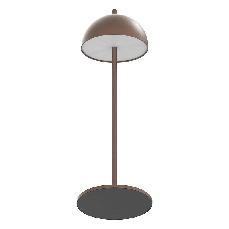 STALYS n°2 Sunset Oak: Rechargeable table lamp bronze in 38x12x13.5cm