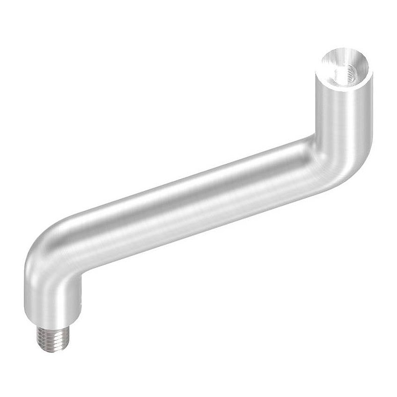 Étrier Ø 14mm, 2x courbé à 30°, V2A