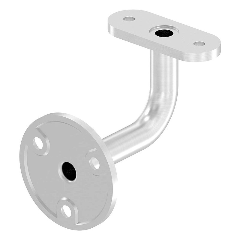 Handrail holder with cable gland for LED handrails, AISI316
