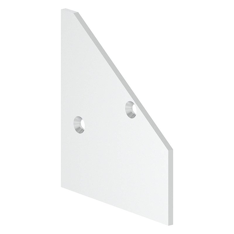 Endkappe links für eleganza canopy, roh