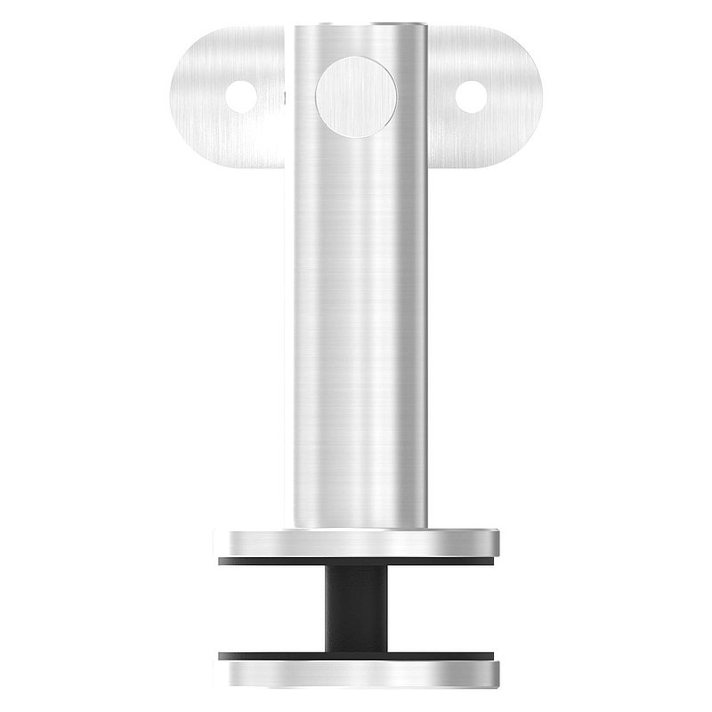 Handrail holder for glass, handrail connection plate 42.4 mm, AISI304