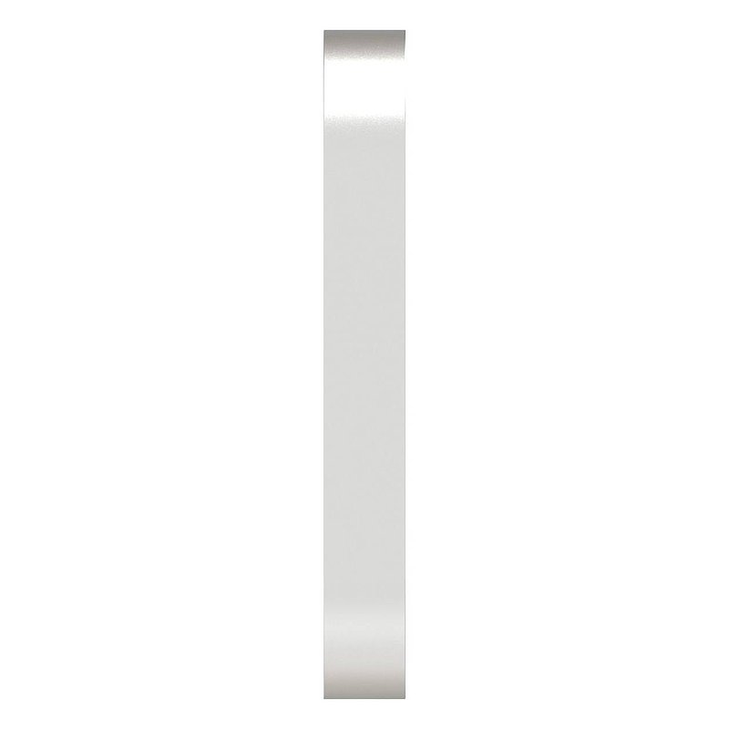 Key escutcheon PZ aluminium rounded (pair)