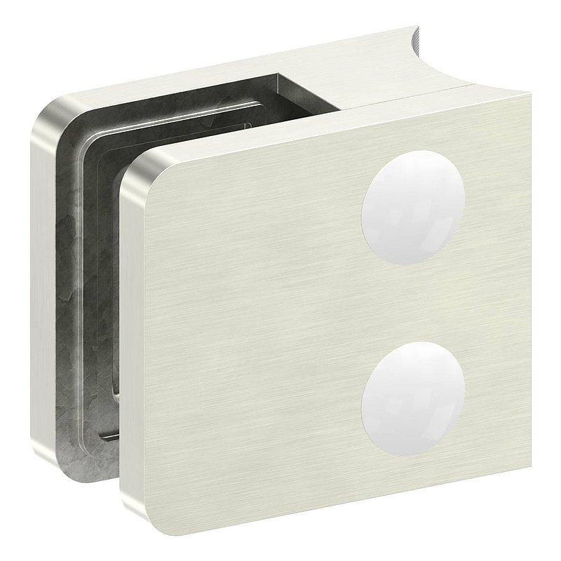 Glasklemme Mod. 11, Anschluss: 33,7mm, VA-Effekt