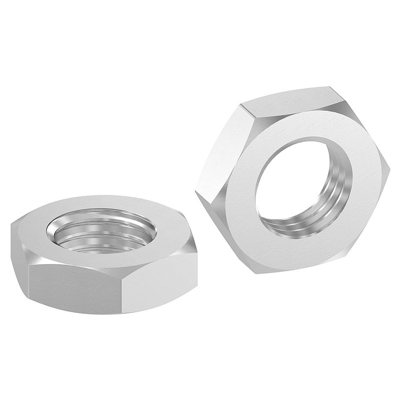 Écrou hexagonal bas M20, V2A