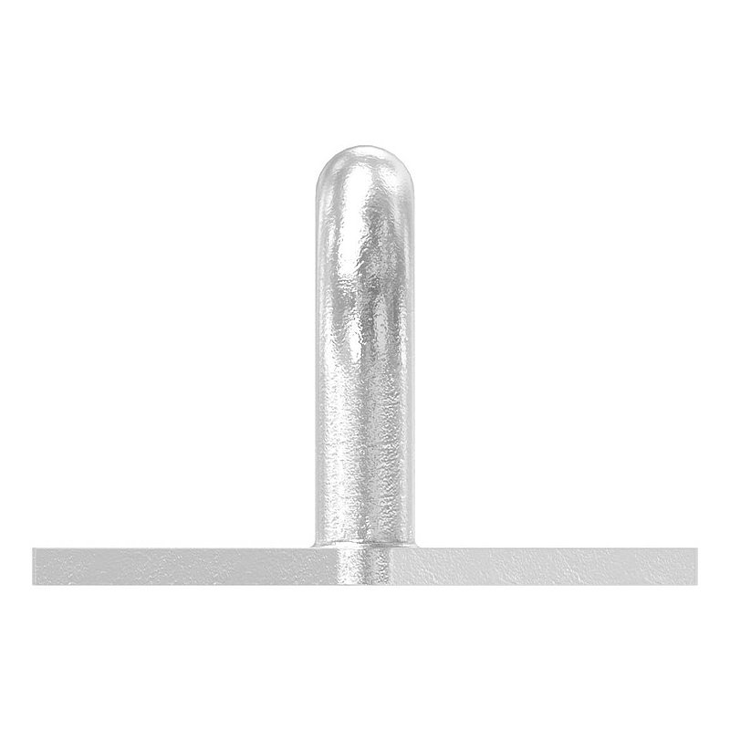 Fixing eyelet with square plate AISI316