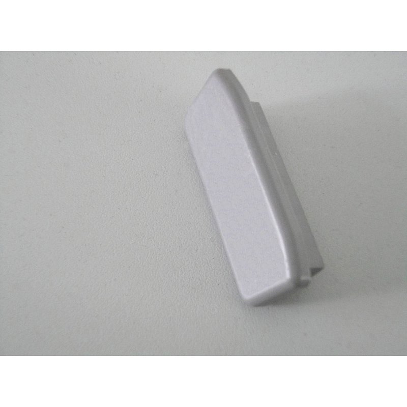 Embout pour profilé de main-courante 40x8mm, gris trafic