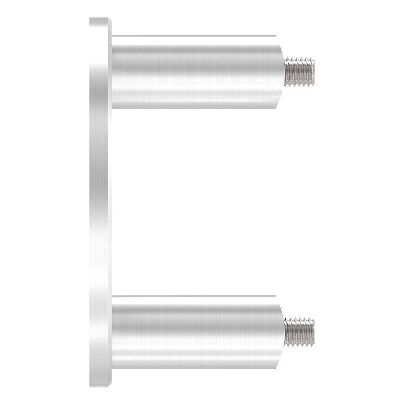 Wandbefestigung für Geländerpfosten 42,4mm, V2A