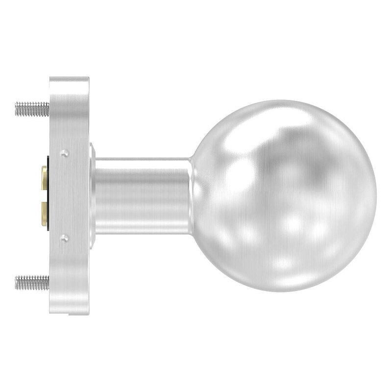 Handle knob, Ø 50mm, rotatable, AISI304