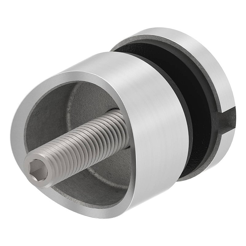 Point de fixation 30mm, jonction: 48,3mm, V2A
