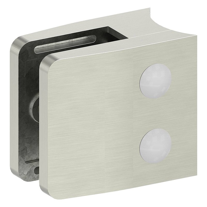 Glasklemme Mod. 14, Anschluss: 48,3mm, VA-Effekt