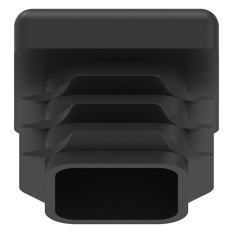 Plastic end cap for square tube 20x20mm